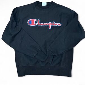Champion Men's Navy Crewneck Sweater